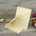Faint Yellow Invitation Card with Ribbon Bow  Beautiful Invitation Customized 